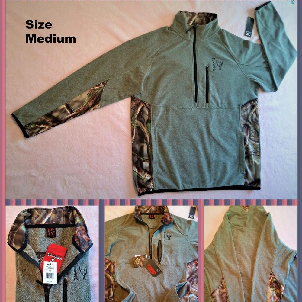 Medium Tricot Fleece Half-Zip Pullover